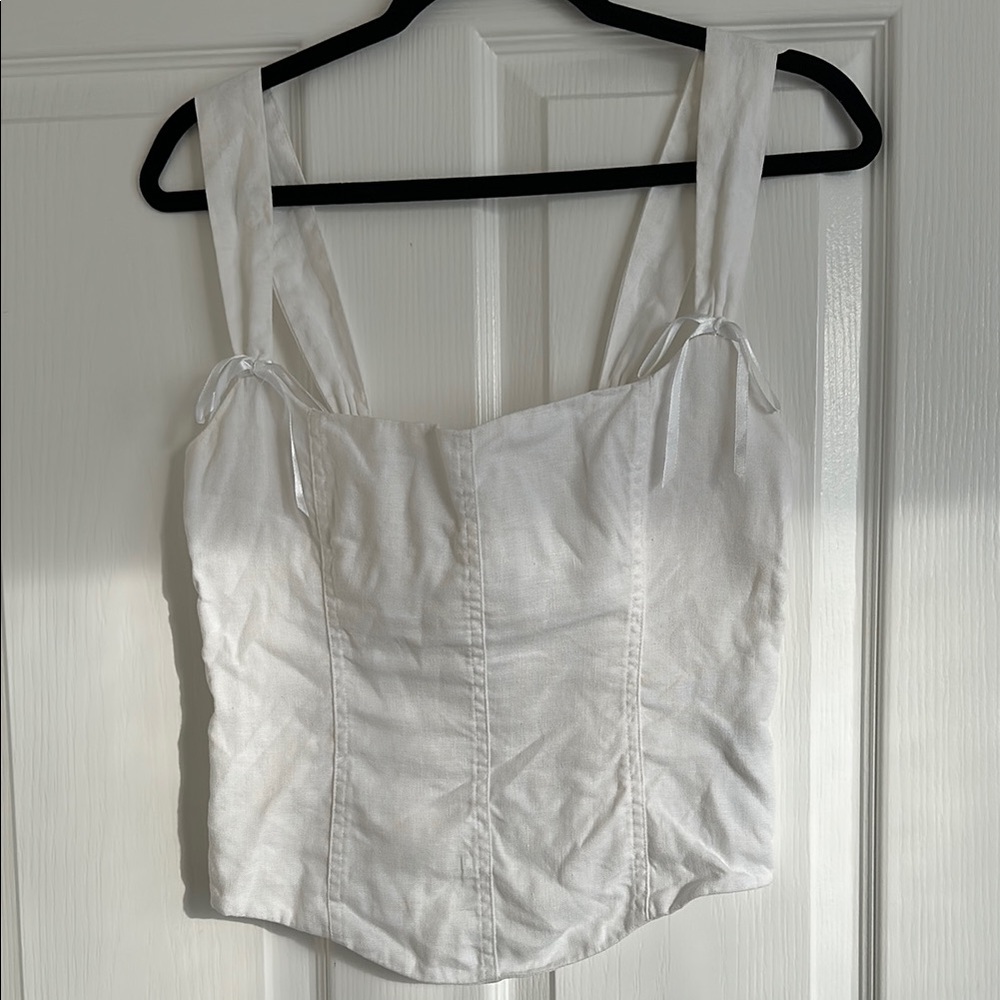 Reformation Minton Linen Top - Picture 3 of 3